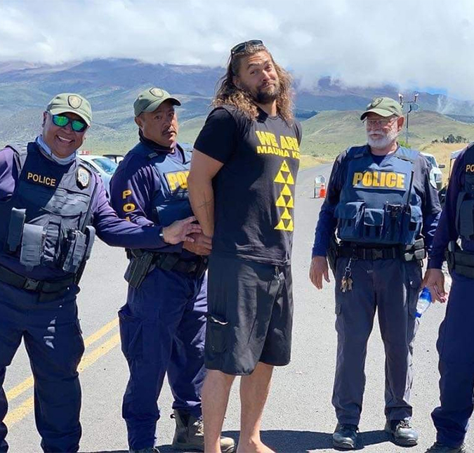 Jason Momoa é fotografado sendo algemado pela polícia, entenda!