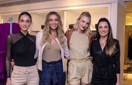 Débora Nascimento aparece mais magra em evento de moda que reuniu famosos, veja fotos!