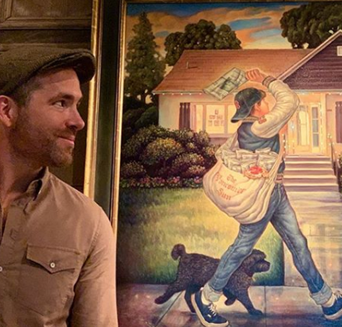 Com histórico de muitas brincadeiras, Ryan Reynolds é surpreendido pela esposa