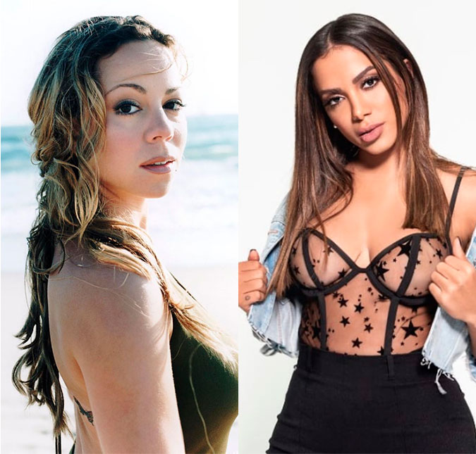 Mariah Carey manda mensagem para Anitta e cantora vai à loucura: <i>Aguardando o show acabar pra desabar em lágrimas</i>