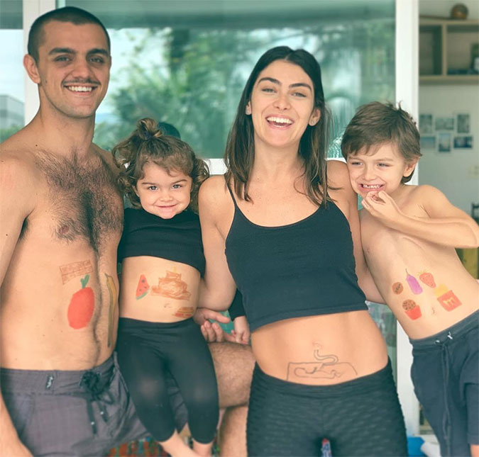 Felipe Simas e Mariana Uhlmann estão à espera do terceiro filho