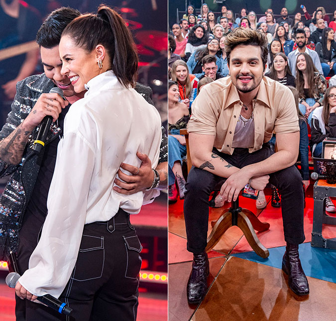 No <i>Altas Horas</i>, Luan Santana revela que foi esnobado pela namorada quando a conheceu