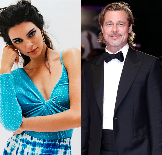 Kendall Jenner saiu mais cedo de evento para não conhecer Brad Pitt, saiba o motivo!