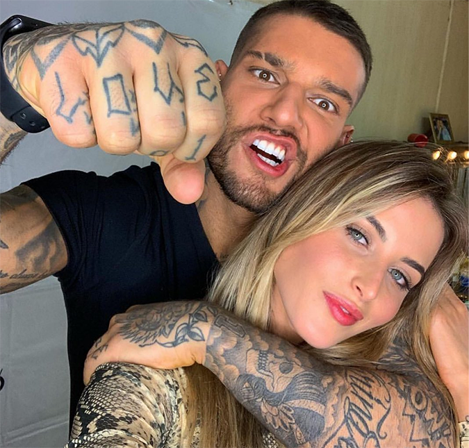 Lucas Lucco nega que sua noiva, Lorena Carvalho, esteja grávida