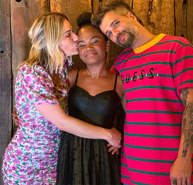Bruno Gagliasso dá de presente para Giovanna Ewbank um <I>show</I> particular da cantora favorita dela