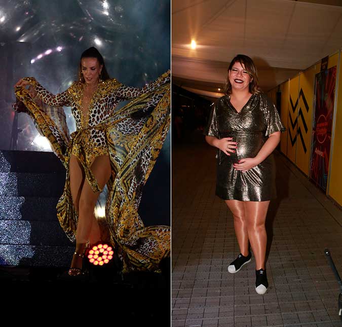 Ivete Sangalo sobe no palco de <i>show</i> de Marília Mendonça, é confundida com fã e é barrada por segurança. Veja!