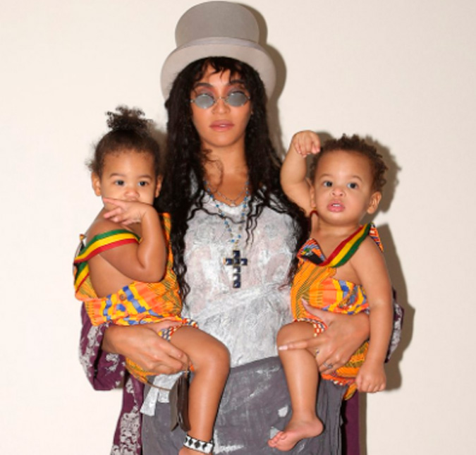 Beyoncé compartilha clique raro com os filhos gêmeos; Confira!