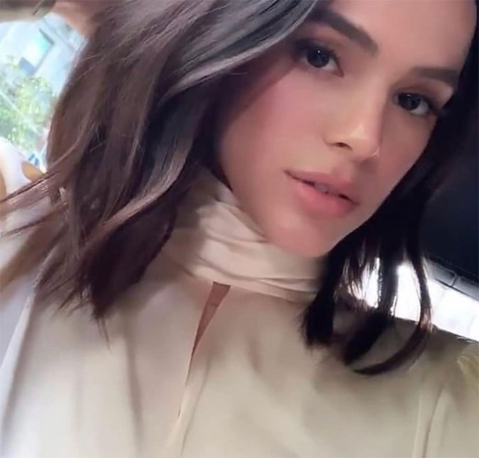 Bruna Marquezine abandona o cabelão e arrasa com salto alto de quase três mil reais em desfile de moda em Milão, veja!