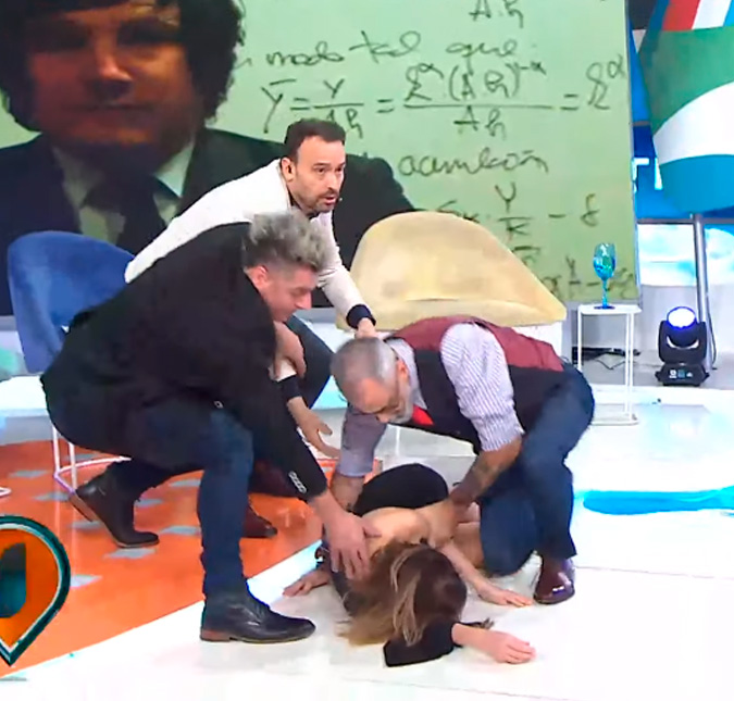 Cantora argentina Daniela Pérez sofre AVC no meio de entrevista em programa ao vivo; Veja
