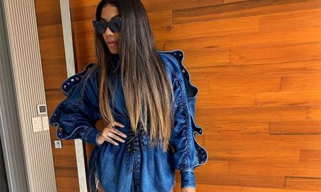 Ludmilla entrega truque para ficar com pernas perfeitas em fotos!