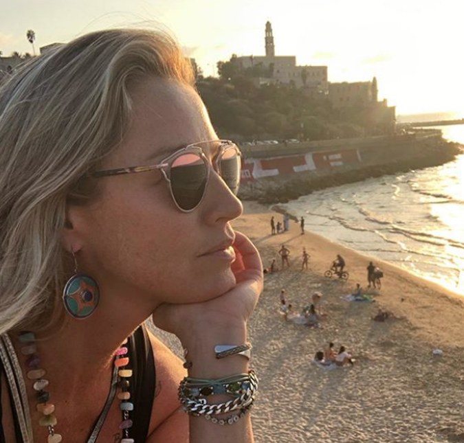 Luana Piovani aproveita o final de semana ao lado do namorado, em Israel