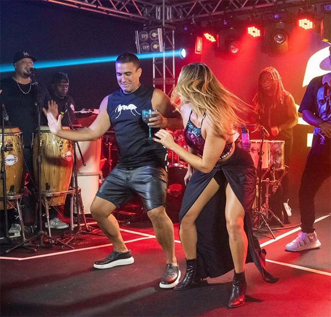 André Marques rebola muito com a namorada em festa surpresa, confira as fotos!