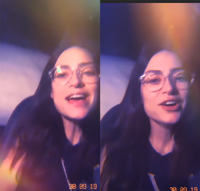 Thaila Ayala deixa parte de vestido de noiva à mostra em vídeo, veja!