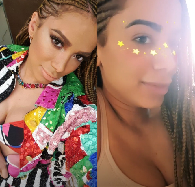 Criticada no passado, Anitta volta a usar trancinhas e brinca sobre participar de <i>De Férias Com o Ex: - O meu não ia caber em uma temporada só</i>