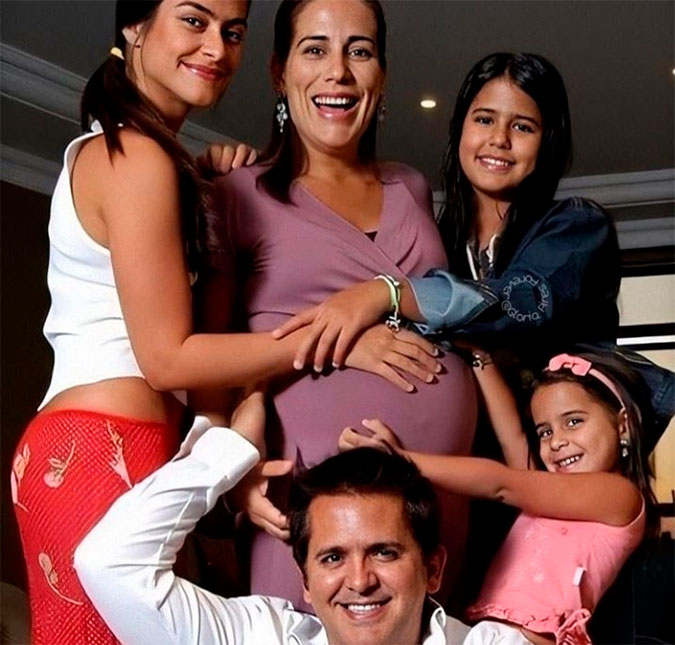 Orlando Morais compartilha foto rara da esposa, Gloria Pires, grávida: <I>Todos grávidos do Bento</I>
