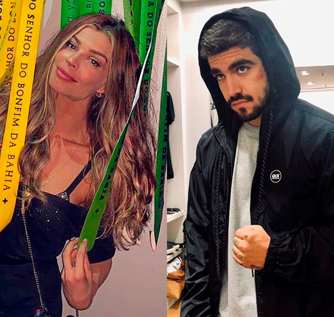 Caio Castro comenta frase postada por Grazi Massafera e anima internautas: <i>É offline que o bicho pega</i>