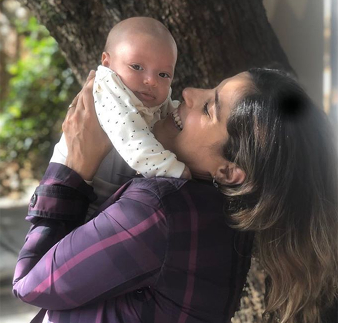 Camilla Camargo posta fotos novas de Joaquim ao celebrar aniversário: <i>Que eu possa curtir muitos anos ao seu lado, meu filho</i>