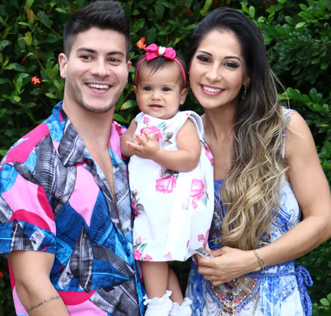 Mayra Cardi se pronuncia após ser criticada por cardápio <i>fitness</i> em festa da filha: </i>Não vou deixar minha filha comer essas porcarias</i>