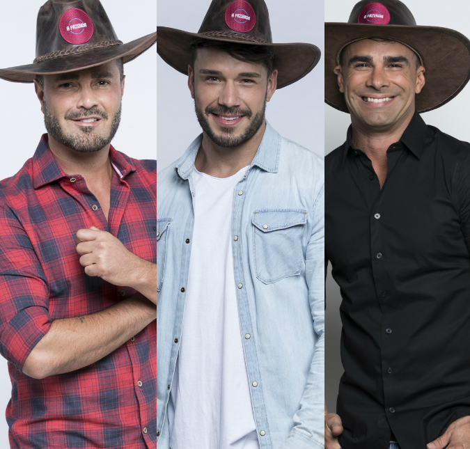 Rodrigo Phavanello, Lucas Viana e Jorge Sousa estão na roça em <I>A Fazenda 11</i>