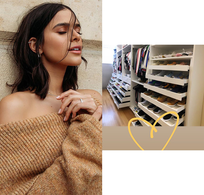 Bruna Marquezine mostra detalhes de seu <i>closet</i>!