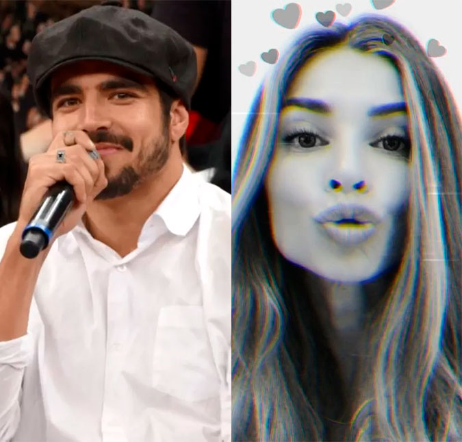 Caio Castro surpreende e manda um <I>beijo especial</I> para Grazi Massafera em programa