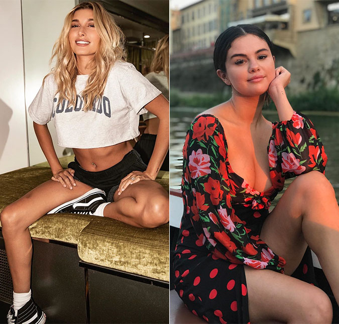 Fim das tretas? Selena Gomez e Hailey Bieber se pronunciam após boatos de briga, entenda!