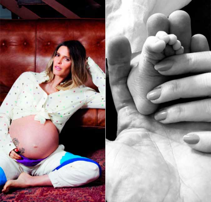 Fernanda Lima anuncia o nascimento de sua filha com Rodrigo Hilbert: <i>Cheia de saúde</i>