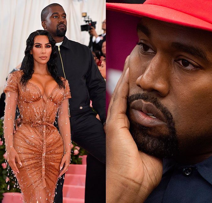 Kanye West exige que a esposa, Kim Kardashian, peça a sua aprovação antes de vestir <I>looks</I>, diz <I>site</I>