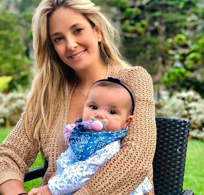 Ticiane Pinheiro leva filha para conhecer local onde ela e César Tralli se casaram: <I>Fim de semana de amor</I>