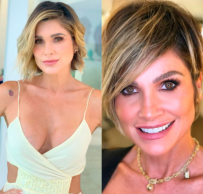 Flávia Alessandra muda radicalmente o visual para nova personagem
