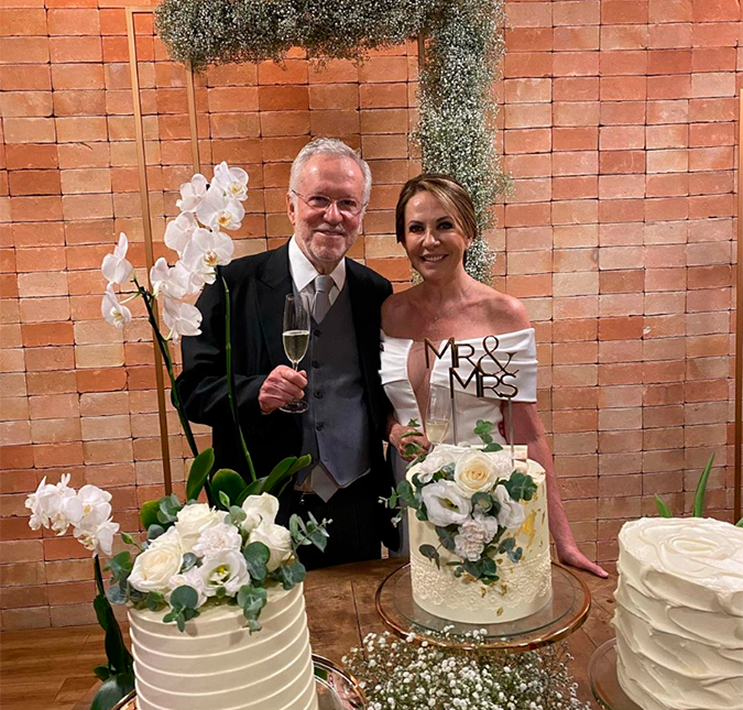 Jornalista Alexandre Garcia se casa aos 79 anos de idade. Veja as fotos!