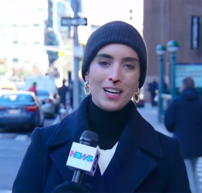 Nariz de repórter sangra ao vivo em telejornal em meio ao frio intenso dos Estados Unidos