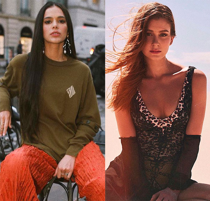 Bruna Marquezine discute com fã de Marina Ruy Barbosa: <I>Tenta me diminuir e ofender</I>