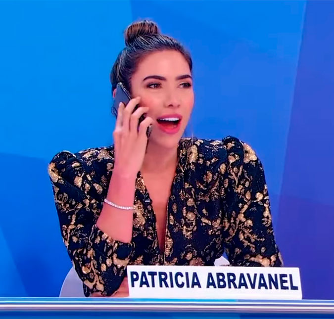 Silvio Santos insinua que Patricia Abravanel sofre traição no casamento e apresentadora liga para o marido no meio do programa