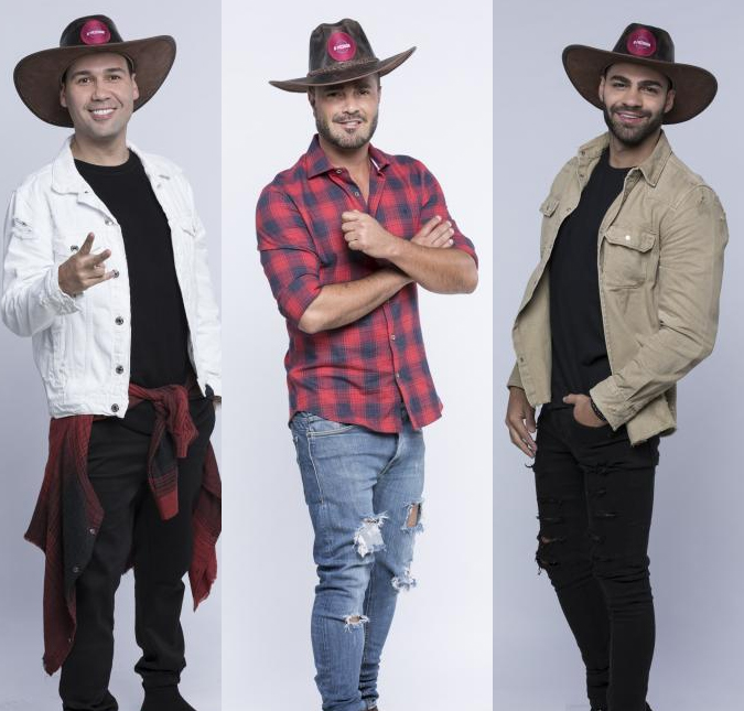 Viny, Rodrigo e Netto formam a roça da semana em <i>A Fazenda 11</i>