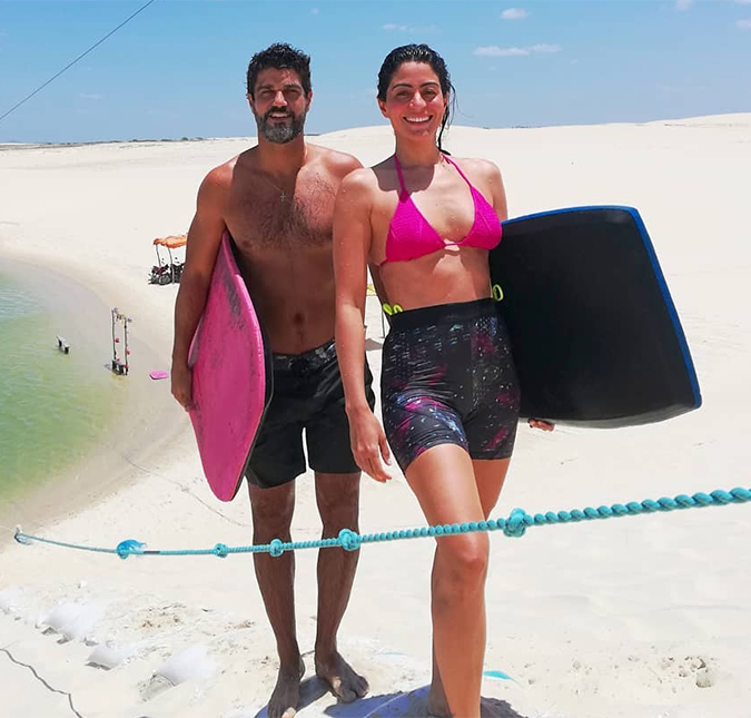 Bruno Cabrerizo confirma relacionamento com Carol Castro: <i>- Estou namorando e muito feliz</i>