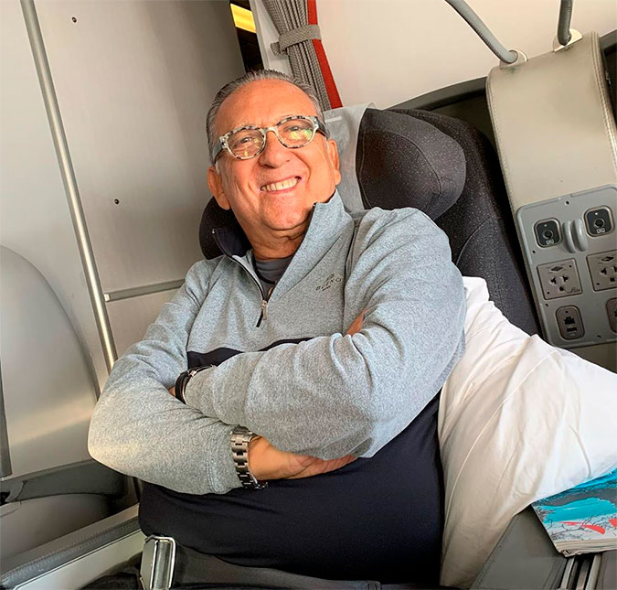 Após sofrer infarto, Galvão Bueno está consciente e passa bem