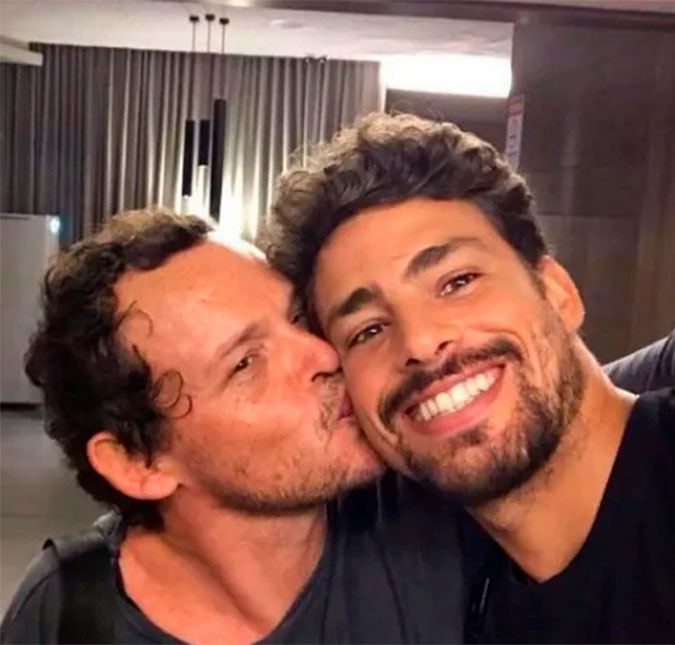 Cauã Reymond fala sobre cena de sexo com Matheus Nachtergaele em filme: <I>- Ele tem pegada</I>