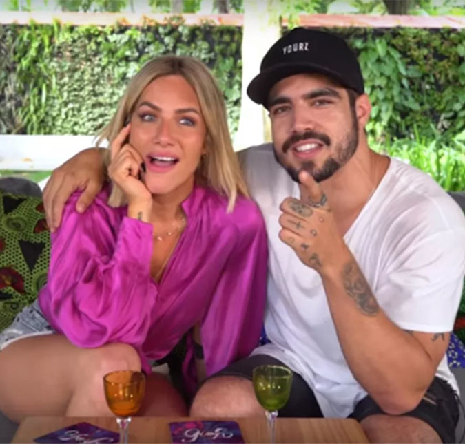 Bruno Gagliasso teve ciúmes ao ver Caio Castro com Giovanna Ewbank; assista!