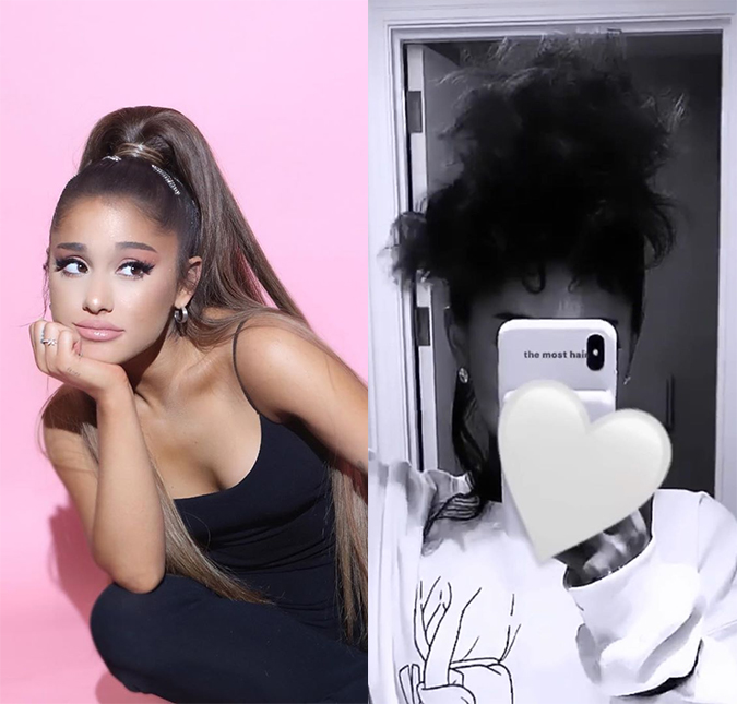 Ariana Grande mostra cabelo natural em vídeo e fãs aprovam; veja!