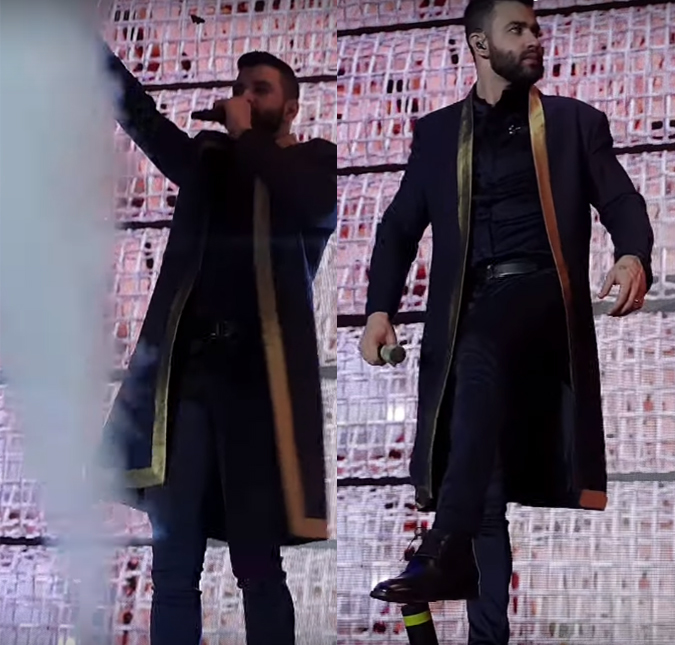 Foi de propósito? Gusttavo Lima se irrita com jatos de fumaça em seu <i>show</i>, assista aos vídeos!