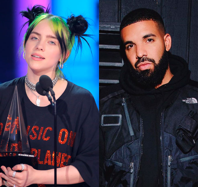 Billie Eilish, de 17 anos de idade, divide opiniões na <i>web</i> após revelar que troca mensagens com Drake