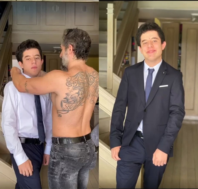 Marcos Mion se emociona com apresentação do filho: <i>Autismo não é incapacidade</i>; assista!
