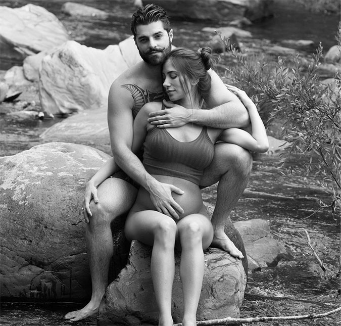 Alok e esposa, Romana Novais, posam juntos em novo clique da gravidez; veja!