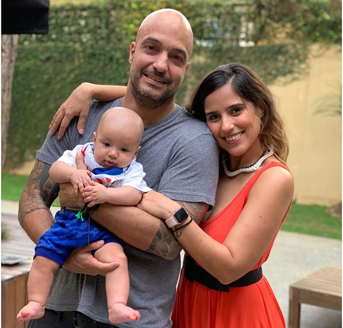 Camilla Camargo compartilha clique fofo ao lado de filho e marido: <i>Eles são iguais</i>