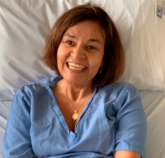 Claudia Rodrigues recebe alta hospitalar: - <I>Uma grande alegria</I>