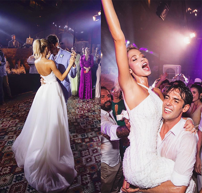 Carol Dias posta fotos inéditas e mostra mais detalhes da decoração e da festa de seu casamento com Kaká!