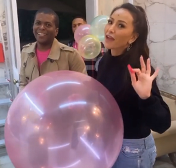 Sabrina Sato se surpreende ao descobrir que festa de Zoe terá 150 mil balões: <i>- Tô passada</i>