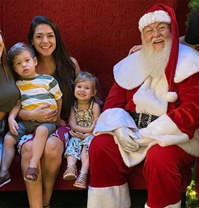 Thais Fersoza leva os filhos para conhecer o Papai Noel e eles se emocionam; assista!