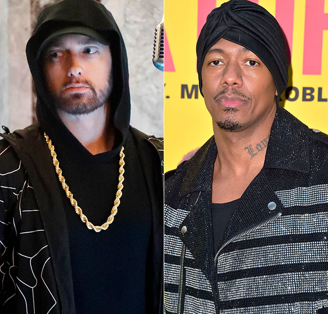 Nick Cannon revela que advogados de Eminem já entraram em contato com ele após música em que insinua homossexualidade do <I>rapper</I>